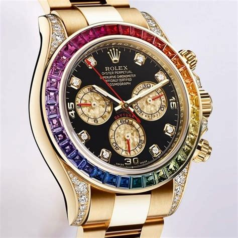 bunte rolex uhr|rolex rainbow uhren.